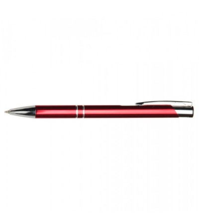 Ручка в металлическом, цветном корпусе с хромированными кольцами , 957061, под логотип