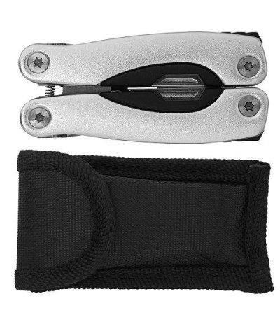 Мультитул из прочной стали в цветном корпусе, с названием Casper, 104150, под лазерную гравировку