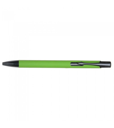 Ручка выполнена из металла с цветным Soft touch покрытием, 381140, под нанесение логотипа