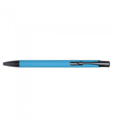 Ручка выполнена из металла с цветным Soft touch покрытием, 381140, под нанесение логотипа