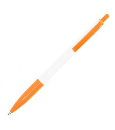 Качественная и простая ручка с названием Thin Pen, с цветным клипом и наконечником под печать