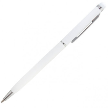 Ручка з цікавою назвою STELA, має soft touch покриття і зручний стилус, під дзеркальне гравіювання