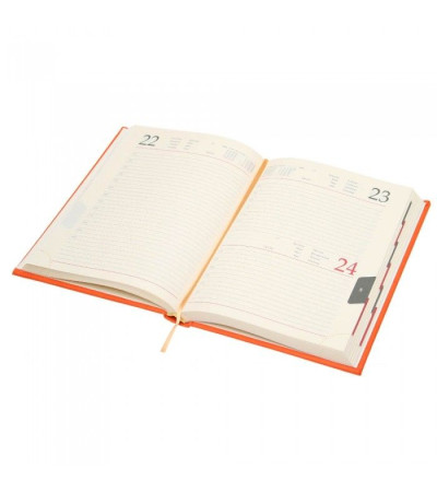 Аутентичный ежедневник с названием Прага, выполнен из Эко-кожи, датированный, под логотип