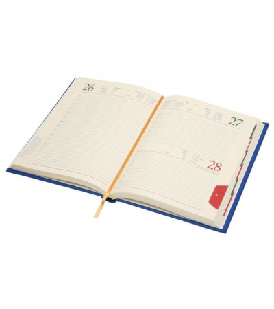 Аутентичный ежедневник с названием Прага, выполнен из Эко-кожи, датированный, под логотип