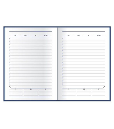 Ежедневник в компактном размере, формата А6, с названием Samba, под тиснение