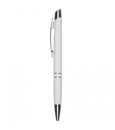 Прекрасная ручка Soft touch с названием Marieta, выполнена из металла, под лазерную гравировку