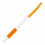 Купить Практичная ручка, в пластиковом корпусе с цветной резинкой, Tender, под тампо-печать логотипа  3510-8 в Киеве по самой низкой цене Bergamo на складе silcom.com.ua  2