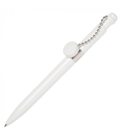 Ручка выполнена в нестандартном дизайне, с названием Pin Pen, на цепочке с магнитом, под печать