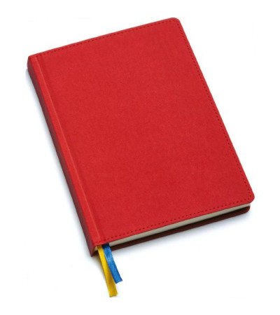 Щоденник з обкладинкою з еко шкіри, А5 формату, датований з білим блоком всередині, під логотип