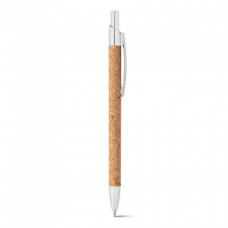 Металлическая ручка с основой из эко материалов, в комплекте с пеналом, под логотип