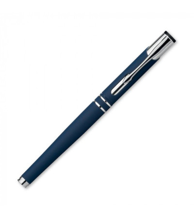 Деловая ручка для письма с роллером и поверхностью Soft touch, под гравировку