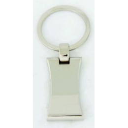 Брелок металлический с изогнутой формой № 24