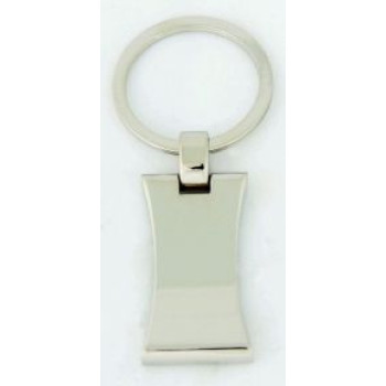 Брелок металлический с изогнутой формой № 24