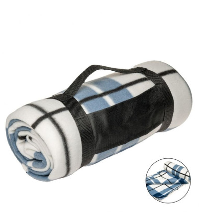 Плед полар-флисовый в клеточку ТМ "Sun Line" 230 г/м²