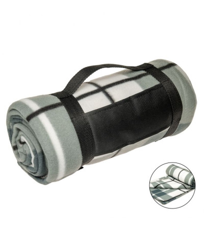 Плед полар-флисовый в клеточку ТМ "Sun Line" 230 г/м²