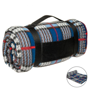 Плед полар-флисовый в клеточку ТМ "Sun Line" 230 г/м²