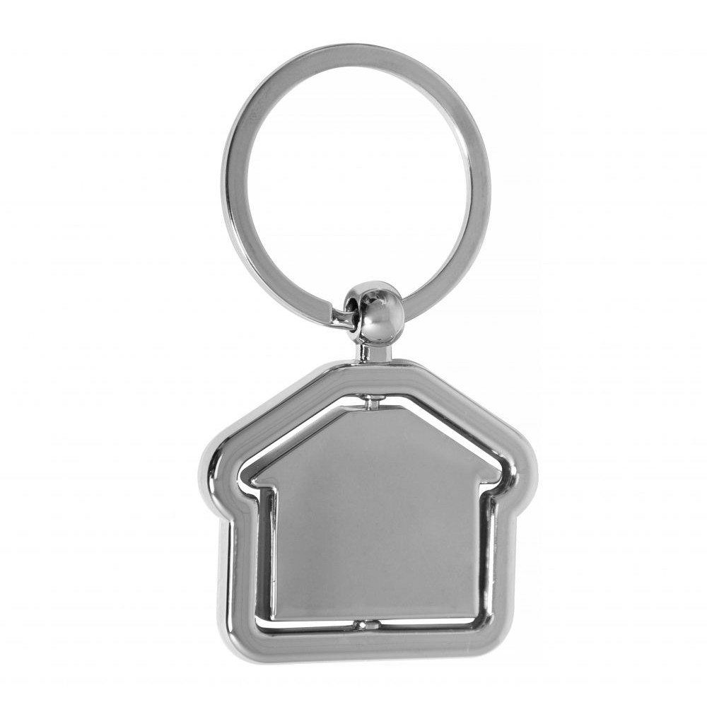 Купить Брелок для ключей металлический в виде домика House  9103-09 в Киеве по самой низкой цене Totobi на складе silcom.com.ua 