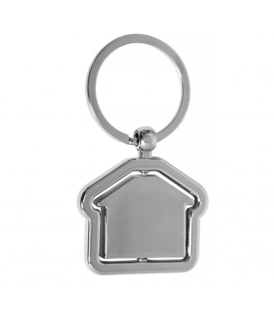 Брелок для ключей металлический в виде домика House