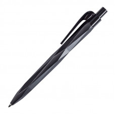 Ручка пластикова з незвичайними гранями і прозорим кліпом 2003