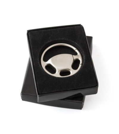 Металевий брелок у вигляді автомобільного керма DRIVE 560407