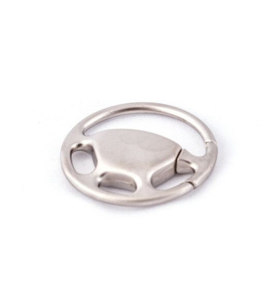 Металевий брелок у вигляді автомобільного керма DRIVE 560407