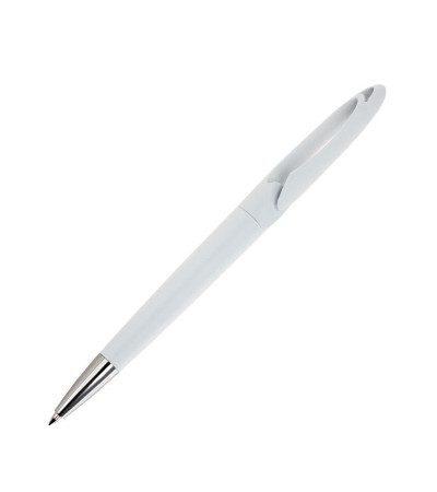 Ручка из пластика с необычным дизайном и хромированными элементами ТМ Bergamo 1580