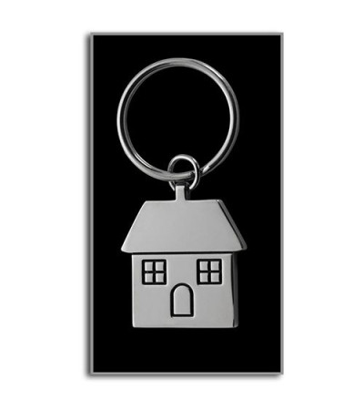 Брелок металевий у вигляді будиночка House 953601