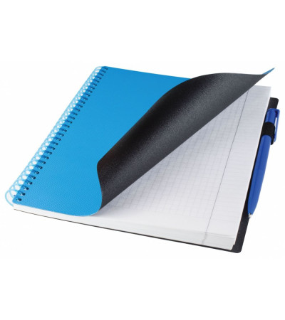 Блокнот "Splash" с ручкой на резинке