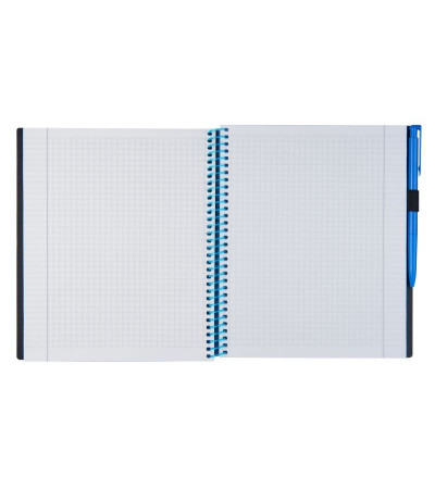 Блокнот "Splash" с ручкой на резинке