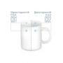 Купити Чашка скляна FRESIA Dual 52F001C02  в Київі по самій низкий цені  на складі silcom.com.ua  1
