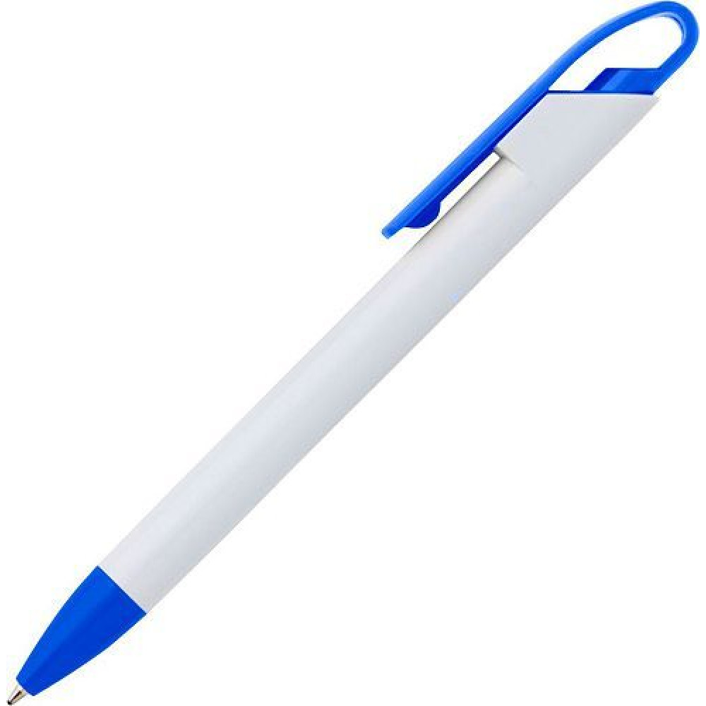 Купити Елегантна ручка в білому корпусом, кольоровим кліпом і наконечником 955314 95531405  в Київі по самій низкий цені No Brand на складі silcom.com.ua