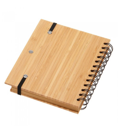 Блокнот + ручка из бамбука