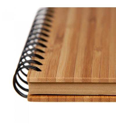 Блокнот + ручка из бамбука