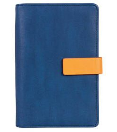 Бізнес-організатор, магнітна застібка, штучна шкіра, на кільцях, комбінована обкладинка, 190х130 мм,