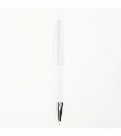 Ручка пластиковая в цветном корпусе с металлическим наконечником 4301