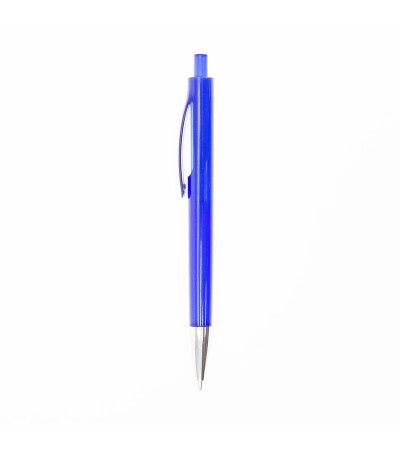 Ручка пластиковая в цветном корпусе с металлическим наконечником 4301