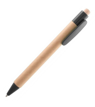 Ручка из картона с пластиковыми цветными элементами 7092-3 под печать