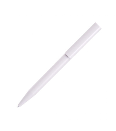 Ручка шариковая пластиковая в цветном корпусе с белым клипом Clic, ТМ Тотоби под печать