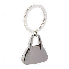 Брелок металевий у формі жіночої сумочки для ключів Share під гравіювання
