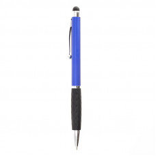 Ручка пластикова в кольоровому корпусі з хромованими елементами і стилусом 7062 під друк