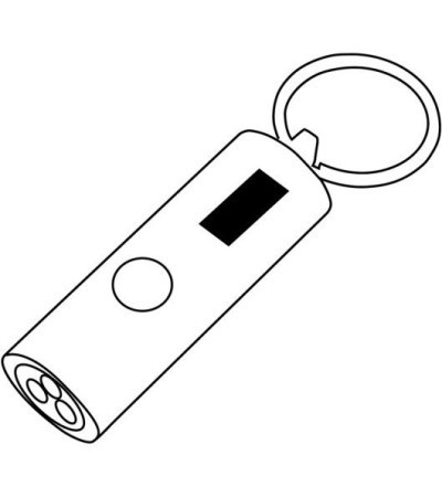 LED-ліхтарик в металевому кольоровому корпусі LITTLE LIGHTENING 560699 під лазерне гравіювання