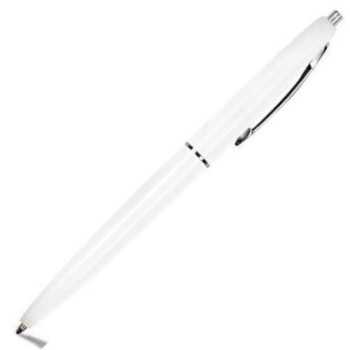 Элегантная и простая ручкая MIA в пластиковом корпусе и металлическими элементами под логотип