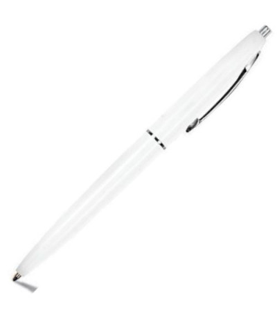 Элегантная и простая ручкая MIA в пластиковом корпусе и металлическими элементами под логотип