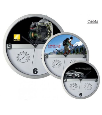 Годинник з термометром і гігрометром 434490