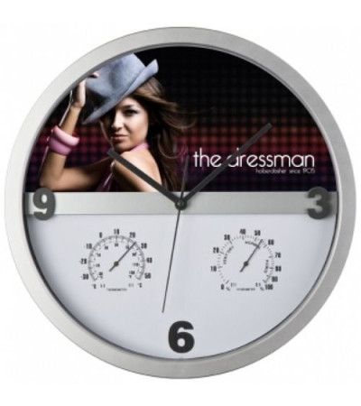 Годинник з термометром і гігрометром 434490