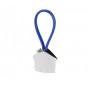 Купить Брелок металлический в форме домика на силиконовом шнурке для ключей Bolky под гравировку  741586-05 в Киеве по самой низкой цене  на складе silcom.com.ua  3