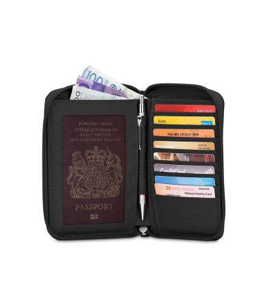 Паспорт кейс-кошелек антивор RFIDsafe LX150 10745