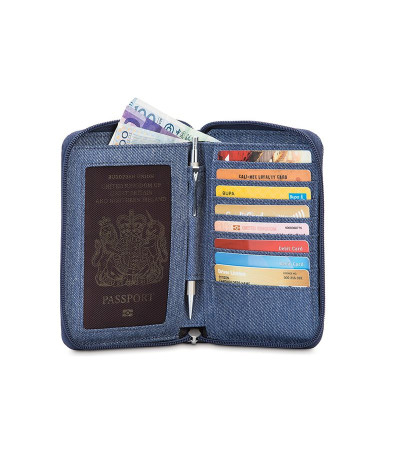 Паспорт кейс-кошелек антивор RFIDsafe LX150 10745