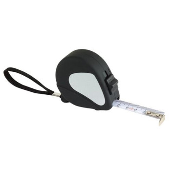 Рулетка в кольоровому, пластиковому корпусі з фіксатором, довжиною 3 метри, 90403245 під логотип