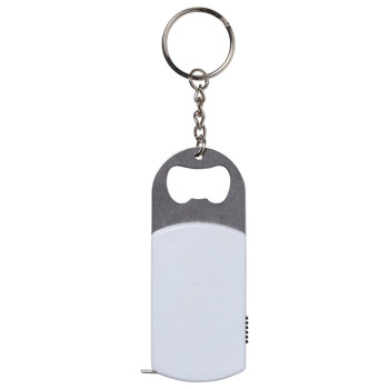 Брелок-відкривачка з вбудованою рулеткою на 1 метр 951825 під тампо-друк логотипу